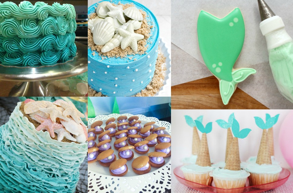Little Mermaid Party Snack Ideas
 First Birthday Mermaid Party Inspiration Brie Brie Blooms
