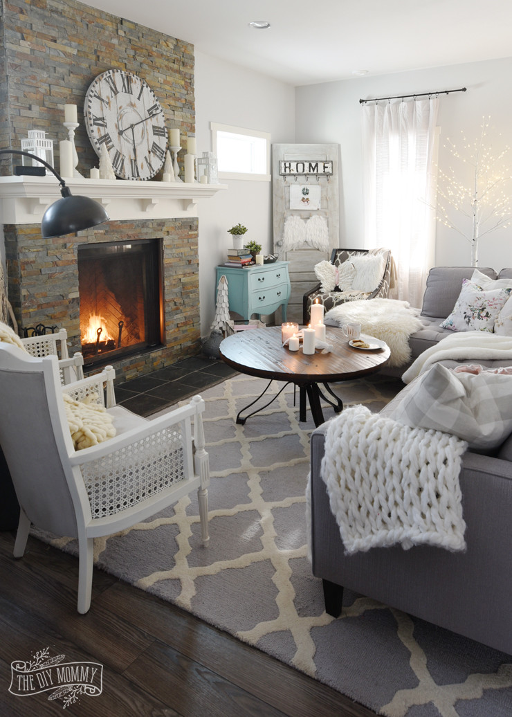 Living Room Decorations Pinterest
 How to Create a Cozy Hygge Living Room this Winter