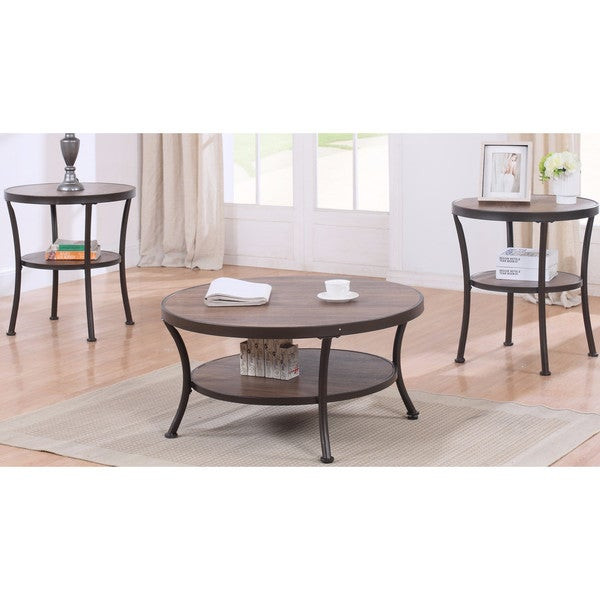 Living Room End Table Sets
 Shop 3 Piece Modern Round Coffee Table and 2 End Tables