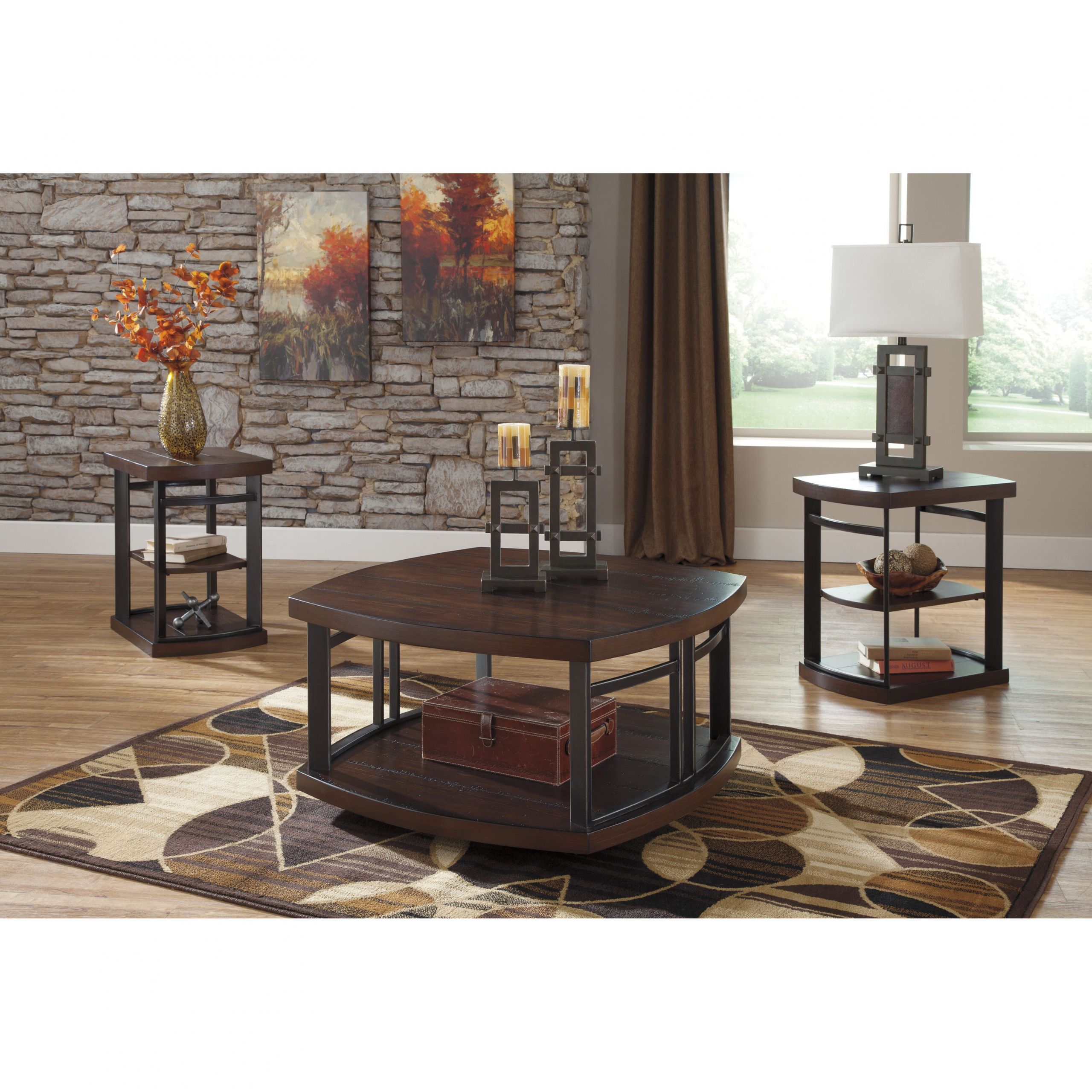 Living Room End Table Sets
 Brayden Studio Dube 3 Piece Coffee Table Set & Reviews
