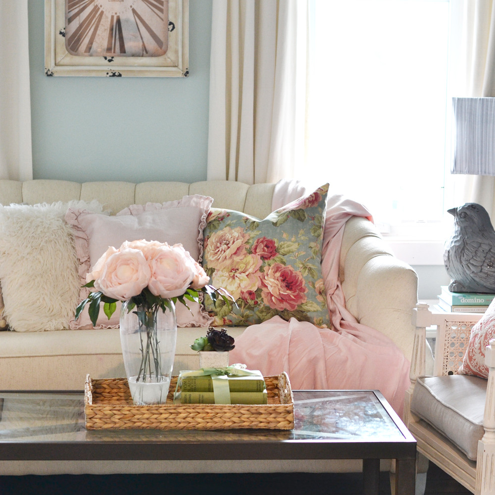 Living Room Flower Decor
 How to Make Realistic Fabric Peonies with Stems Video