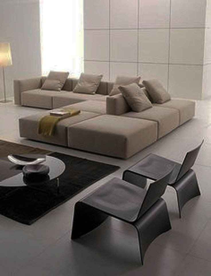 Living Room No Coffee Table
 Fashionable modern living room no coffee table just on