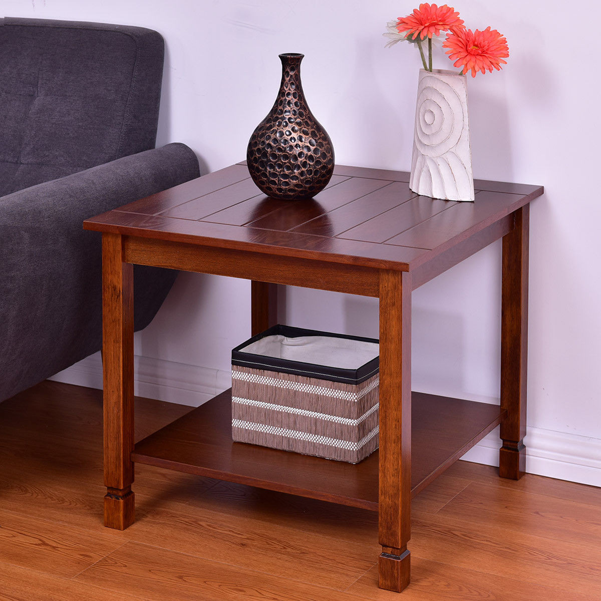 Living Room Side Tables
 Giantex Wood Side Table Living Room End Table Night Stand
