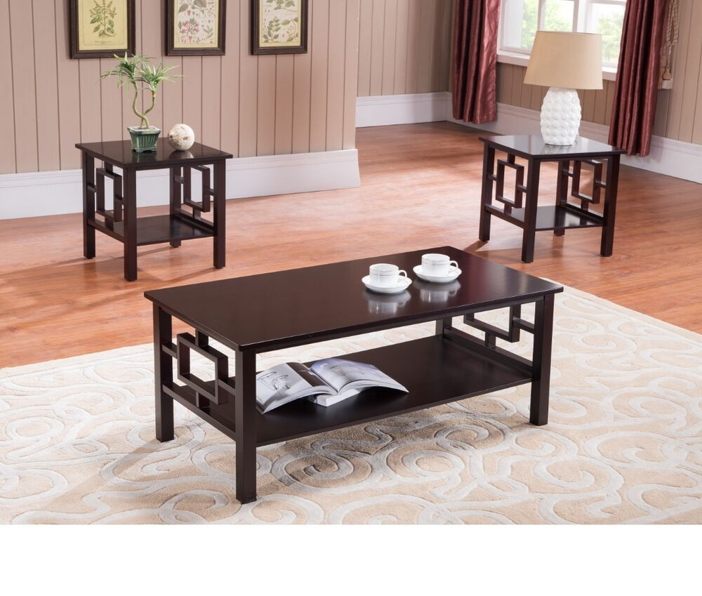 Living Room Tables Sets
 Coffee Table Set Living Room Furniture End Contemporary