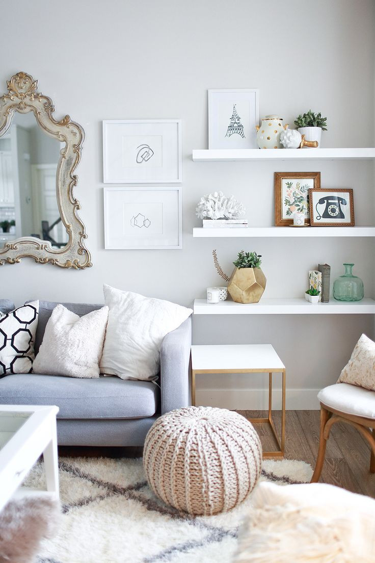 Living Room Wall Shelf
 10 Ways To Work With Floating White Shelves