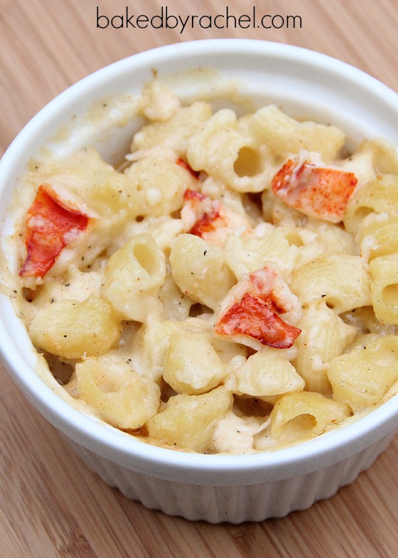 Lobster Baked Macaroni And Cheese
 Baked by Rachel Lobster Mac and Cheese