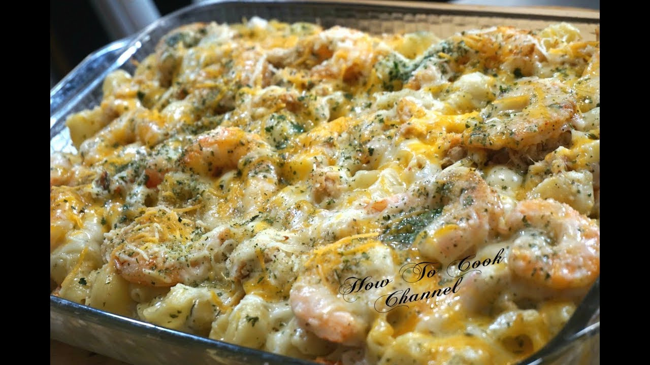 Lobster Baked Macaroni And Cheese
 How To Make Lobster Crab & Shrimp baked macaroni and
