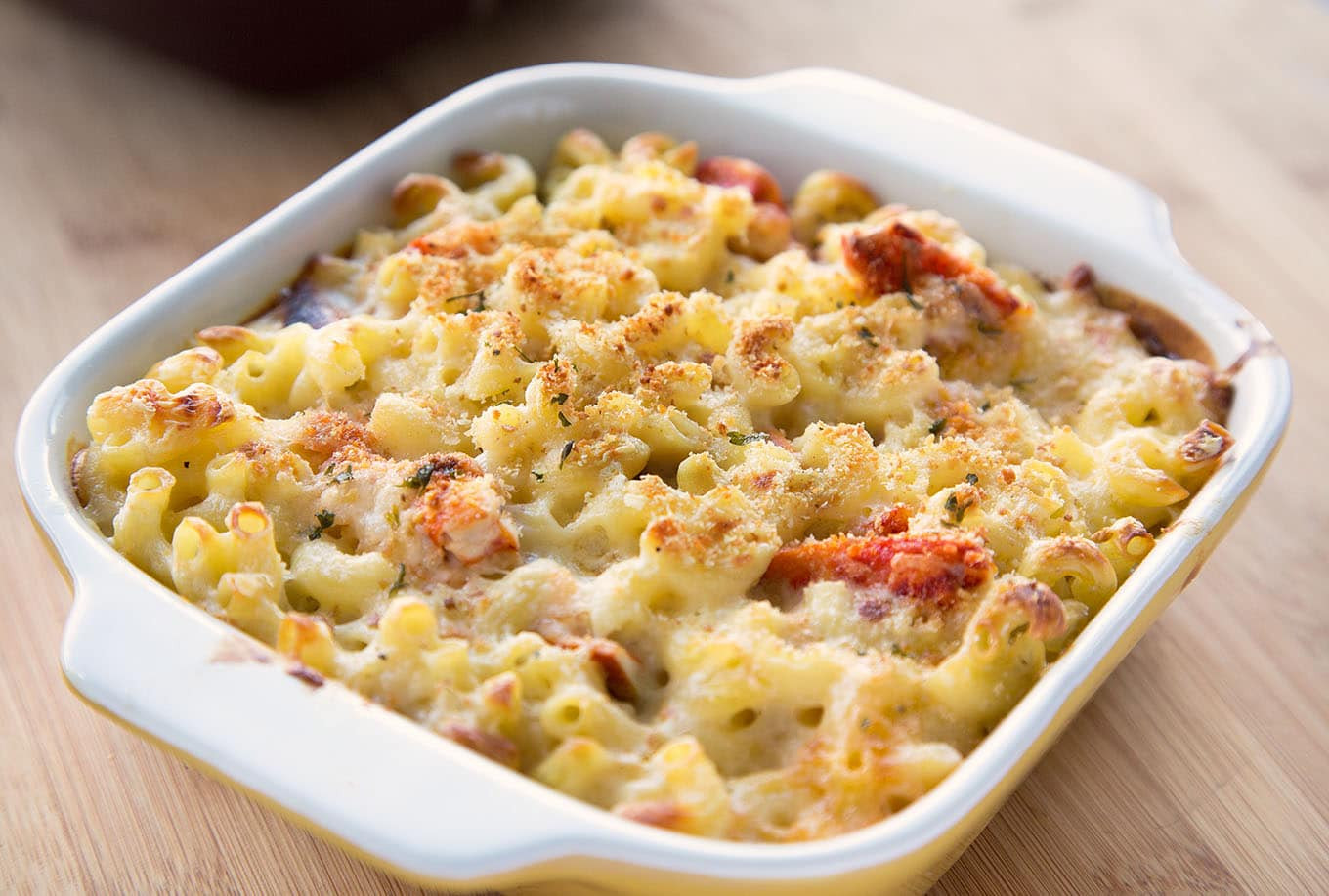 Lobster Baked Macaroni And Cheese
 White Cheddar Lobster Mac and Cheese Recipe Decadent
