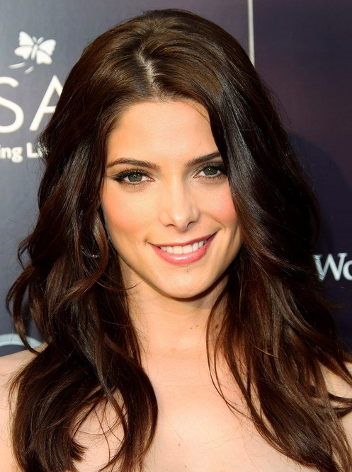 Long Hairstyles Side Part
 Ashley Greene Long Hairstyle Deep Side Part Pretty Designs