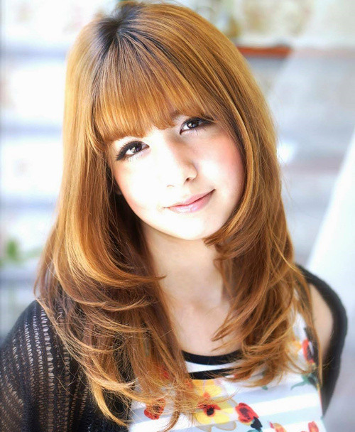 Long Hairstyles With Bangs And Layers
 40 Cute and Effortless Long Layered Haircuts with Bangs