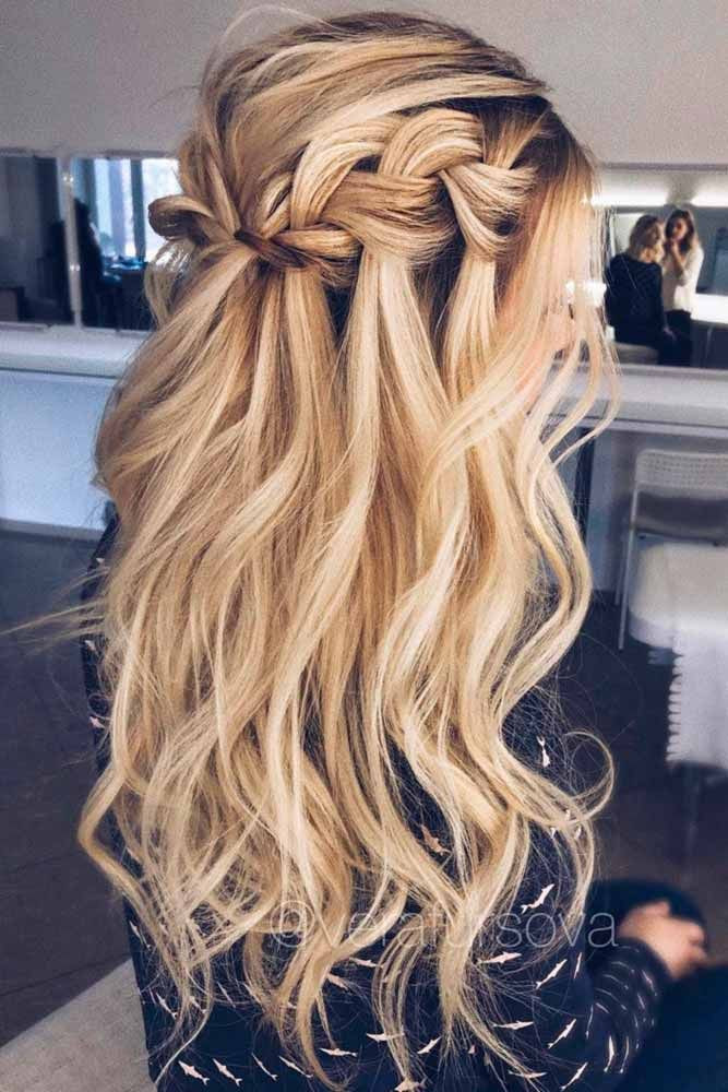 Long Prom Hairstyles Down
 Pin by CHAVI PRASAD on Hairstyles in 2019