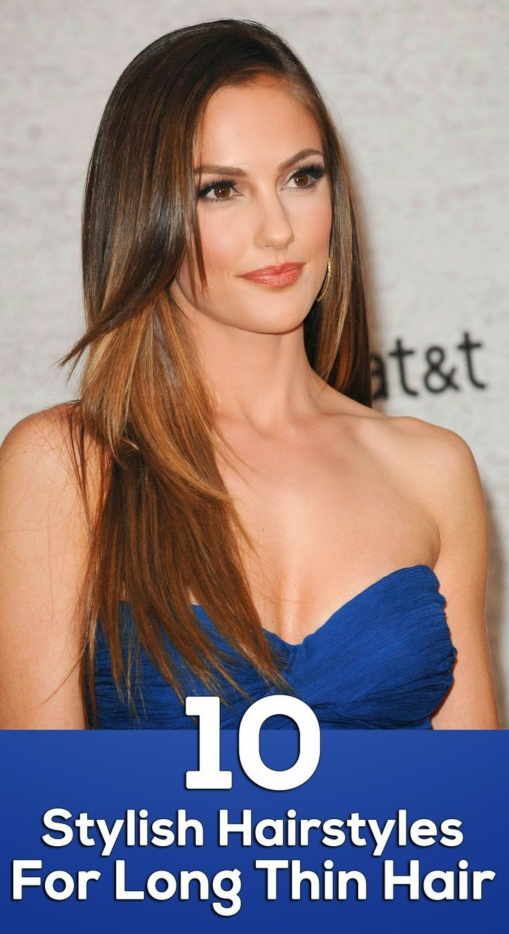 Long Thin Hairstyles
 10 Hairstyles For Long Thin Hair