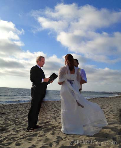 Los Angeles Beach Weddings
 This Wedding ficiant ficiates Easy Weddings