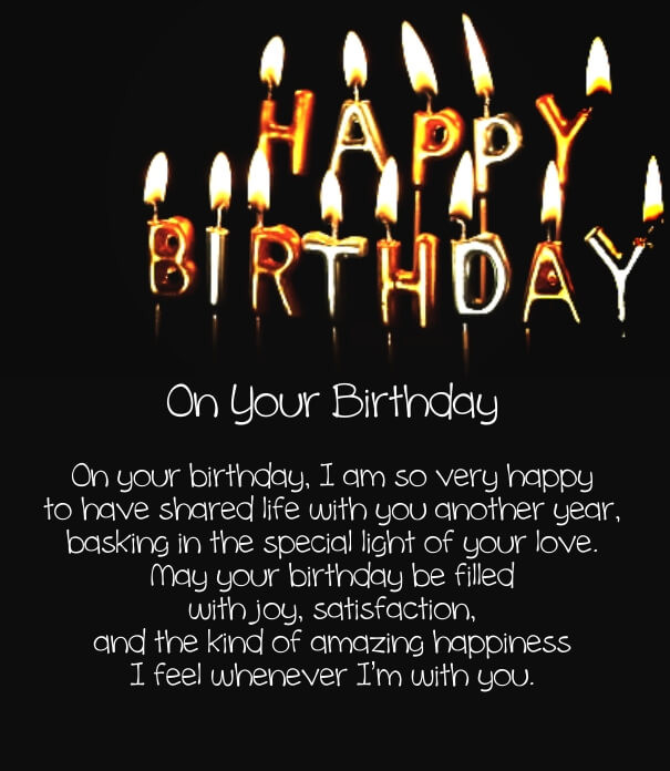 Love Birthday Quotes For Him
 12 Happy Birthday Love Poems for Her & Him with