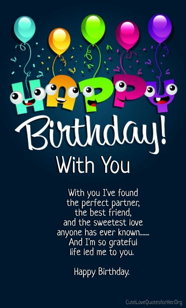 Love Birthday Quotes For Him
 happy birthday love poems for him