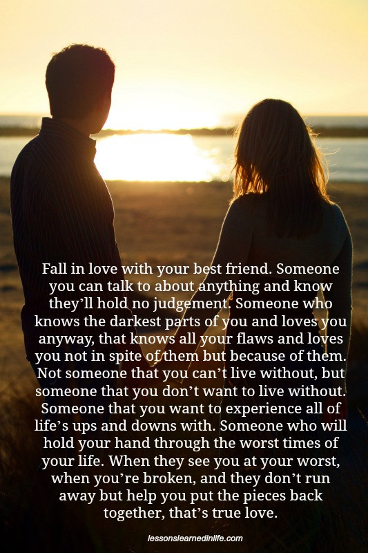 Love Friend Quotes
 Lessons Learned in LifeThat s true love Lessons Learned