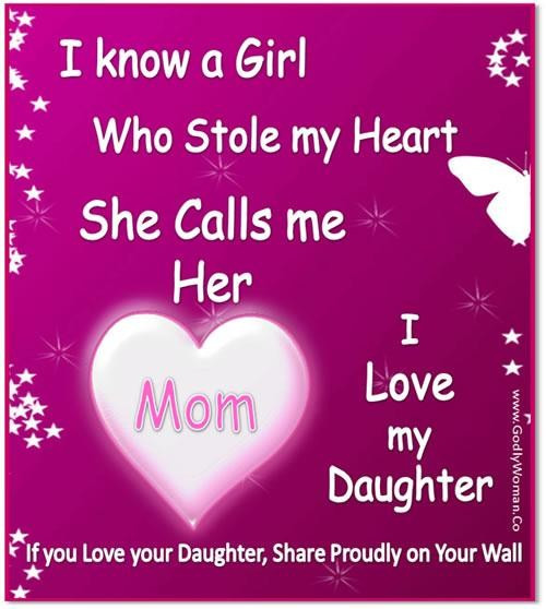 Love My Daughter Quotes
 Proud Mom To Daughter Quotes QuotesGram