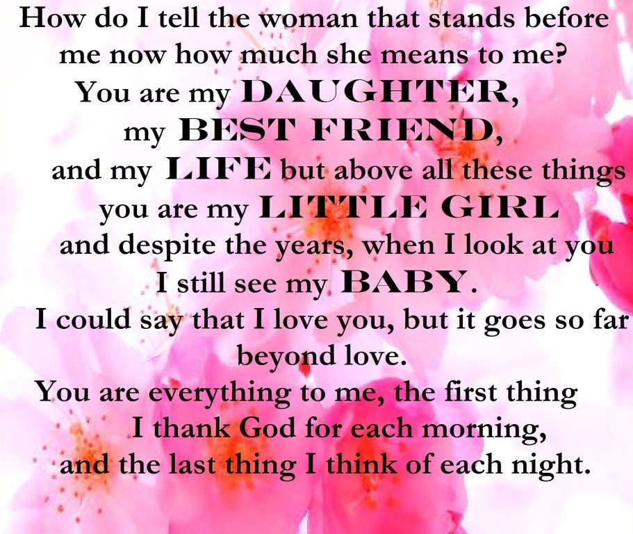 Love My Daughter Quotes
 life inspiration quotes A daughter is a best friend quote