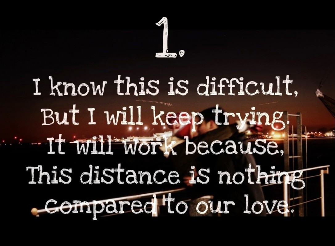 Love Quote For Her Long Distance
 Long Distance Relationship Quotes & Sayings
