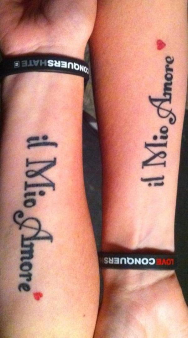 Love Quote Tattoos For Couples
 Couple Tattoos Quotes QuotesGram