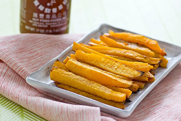 Low Calorie Butternut Squash Recipes
 Vegan Baked Sriracha Butternut Squash Fries Recipe