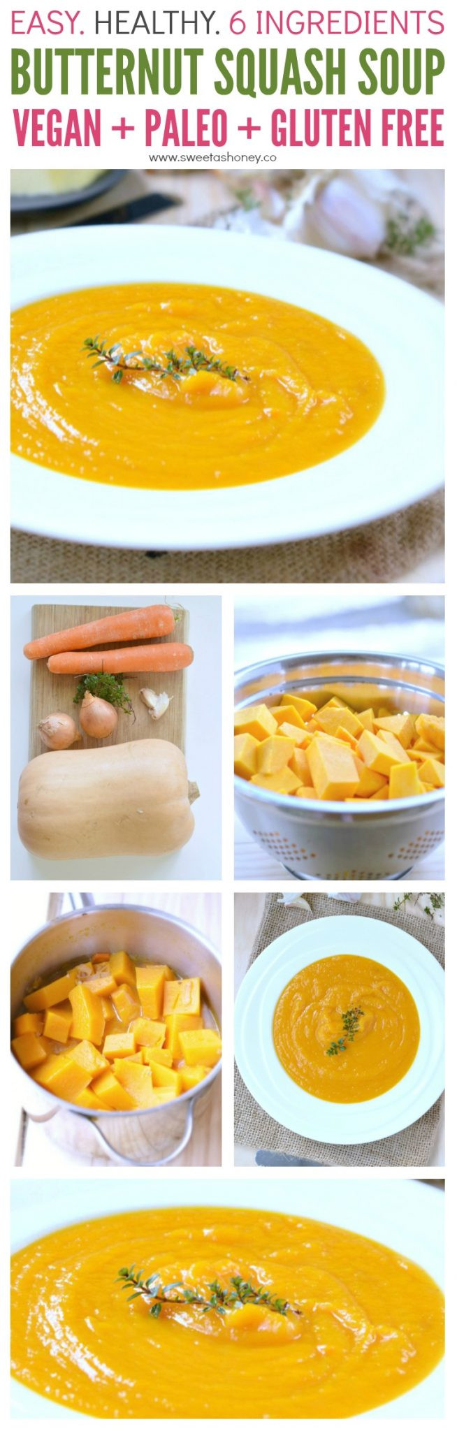 Low Calorie Butternut Squash Recipes
 Butternut Squash Carrot Ginger Soup