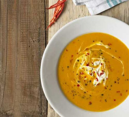 Low Calorie Butternut Squash Recipes
 Butternut squash soup with chilli & crème fraîche recipe
