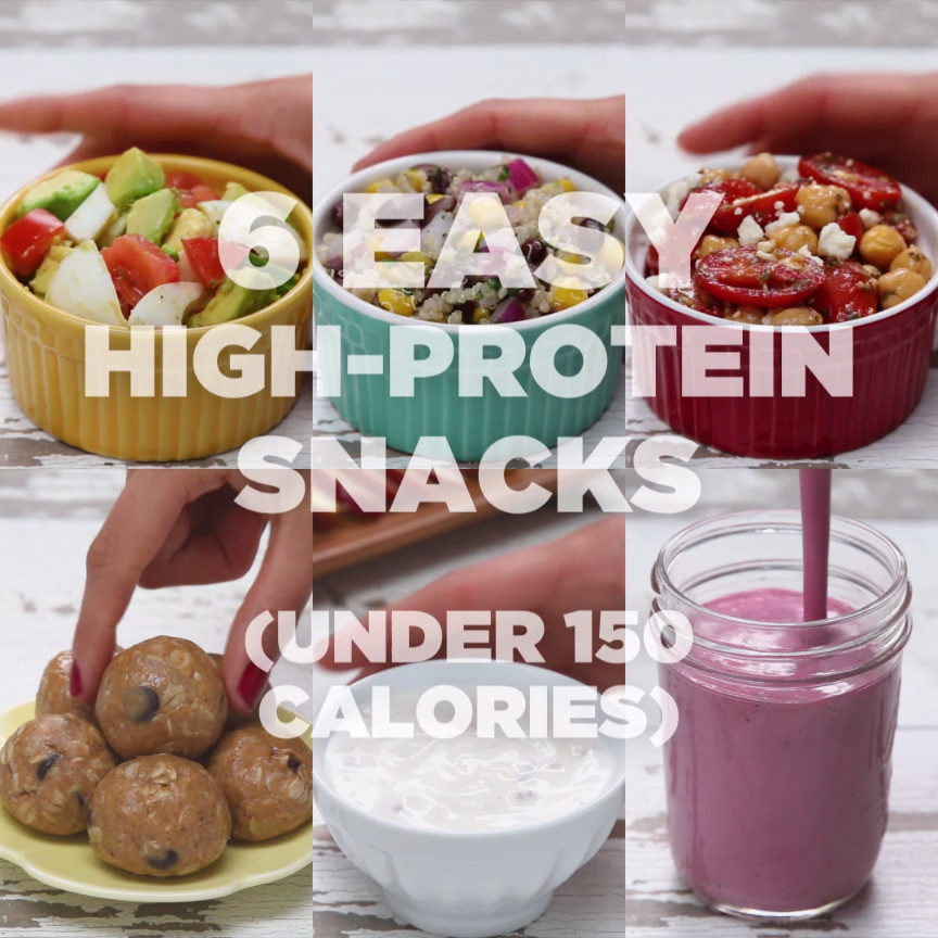 Low Calorie High Protein Recipes
 These 6 Healthy Snacks Are All High In Protein And Under