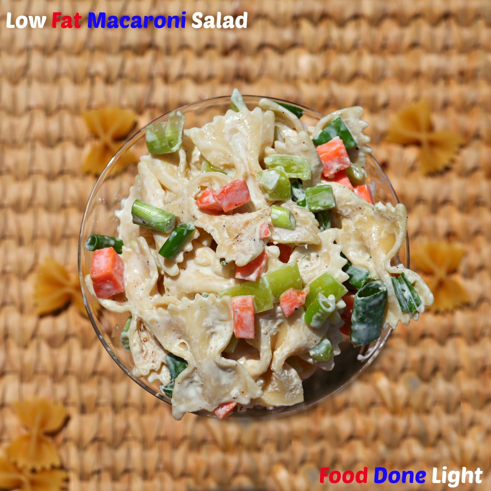 Low Calorie Macaroni Salad
 Low Fat Macaroni Salad Healthy Low Calorie Food Done