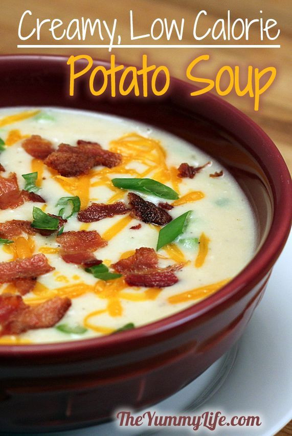 Low Calorie Potato Soup
 Baked or Mashed Potato Soup Recipe
