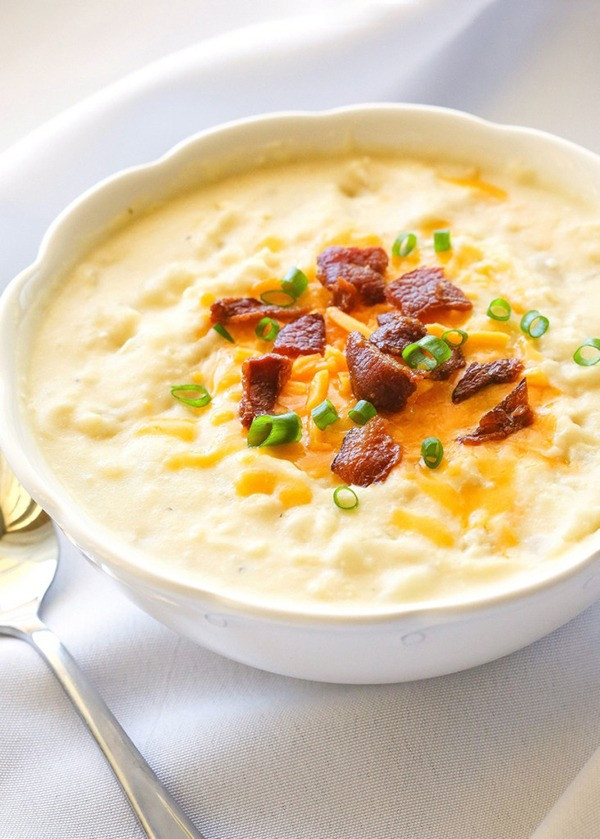 Low Calorie Potato Soup
 35 Healthy Crock Pot Recipes