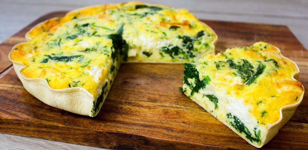 Low Calorie Spinach Recipes
 Spinach & Goats Cheese Quiche