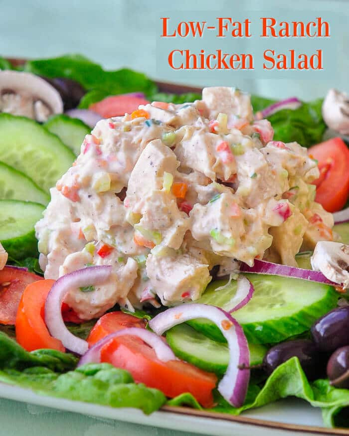 Low Fat Chicken Salad Recipe
 Low Fat Ranch Chicken Salad low ca l& low fat but big on
