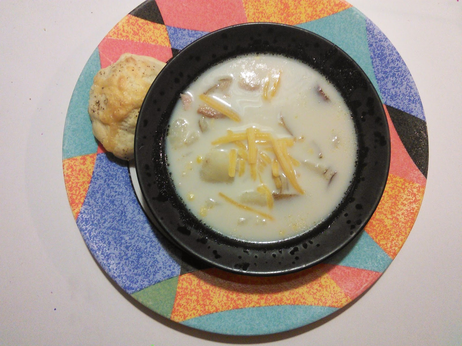 Low Fat Clam Chowder
 Low Fat Slow Cooker Clam Chowder