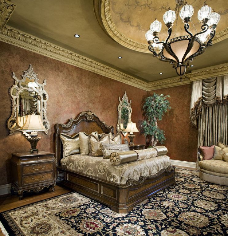 Luxurious Master Bedroom Furniture
 Traditional Elegant Master Bedroom PoshInteriors