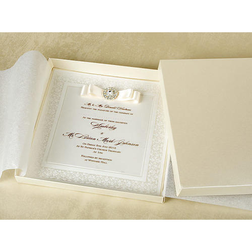 Luxury Wedding Invitations
 Book Style Luxury Wedding Invitation Card Rs 40 piece