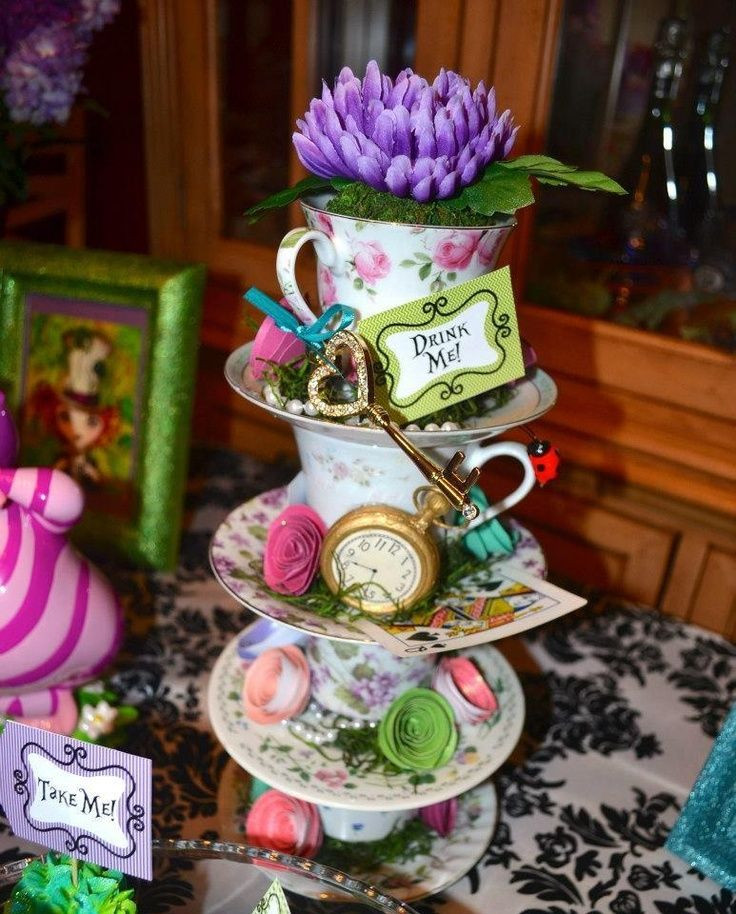 Mad Hatter Tea Party Birthday Ideas
 Mad Hatter Tea Party Table Decorating Ideas