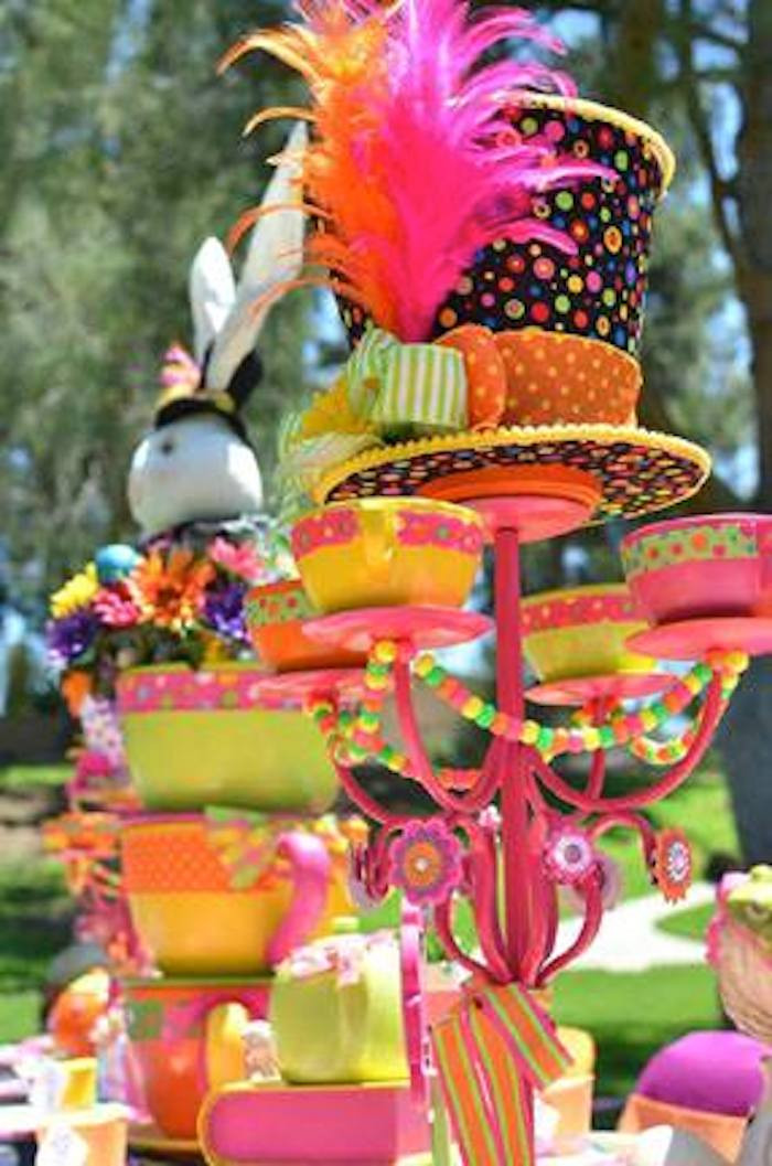 Mad Hatter Tea Party Decoration Ideas
 Kara s Party Ideas AlIce In Wonderland Mad Hatter Themed