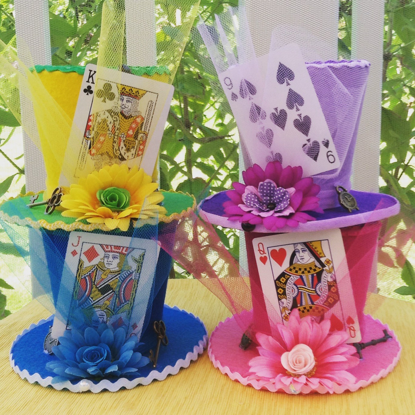 Mad Hatter Tea Party Decoration Ideas
 Mad Hatter Tea Party Decorations Set of 4 Alice in
