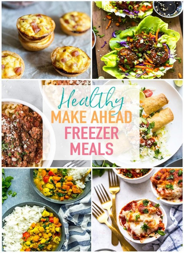 Make Ahead And Freeze Dinners
 21 Healthy Make Ahead Freezer Meals for Busy Weeknights