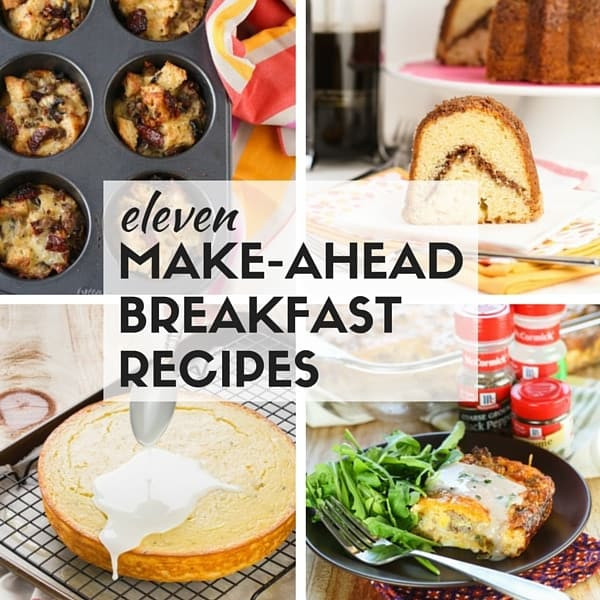 Make Ahead Breakfast Recipes
 Make Ahead Breakfast Recipes for a Crowd Garnish with Lemon