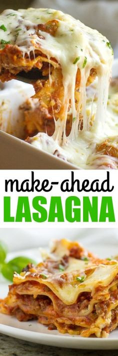 Make Ahead Lasagna
 Mexican Lasagna with Cactus Allrecipes e of my