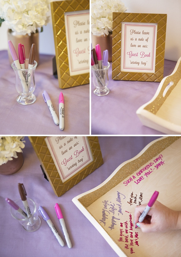 Make Wedding Guest Book
 Learn how to make your own wedding guest book serving tray