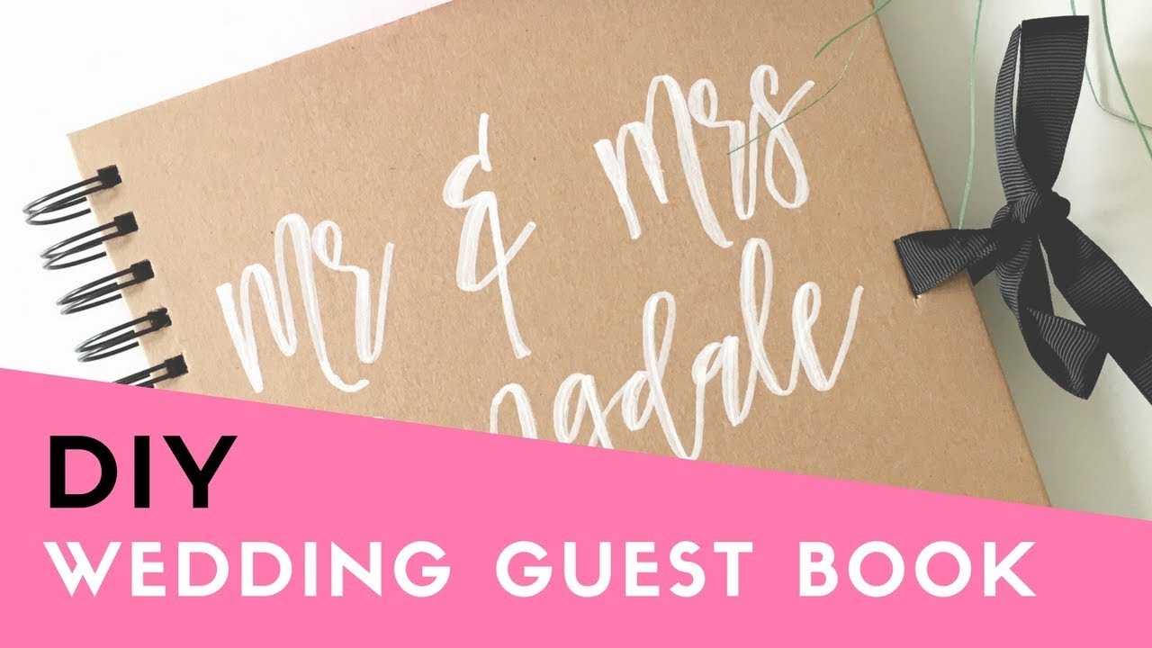 Make Wedding Guest Book
 HOW TO Make your own Wedding Guest Book Cheap & Easy DIY