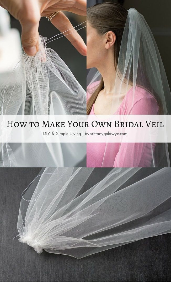 Make Your Own Wedding Veil
 1000 images about Weddings and Showers on Pinterest