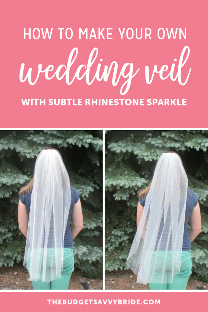 Make Your Own Wedding Veil
 DIY Rhinestone Veil