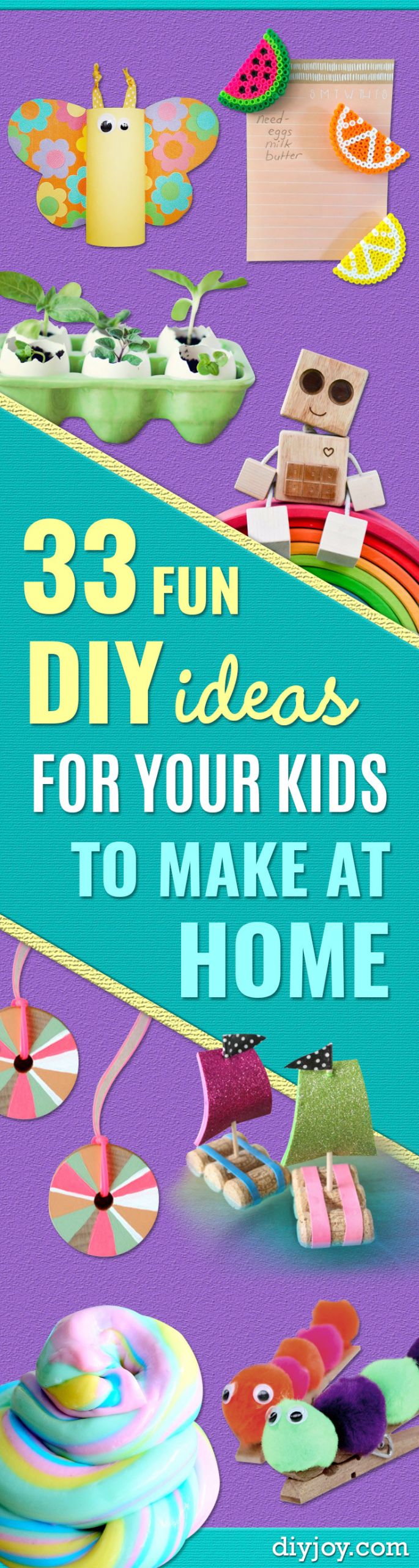 Making Stuff For Kids
 33 DIY Ideas for The Kids To Make At Home Easy DIY Kids