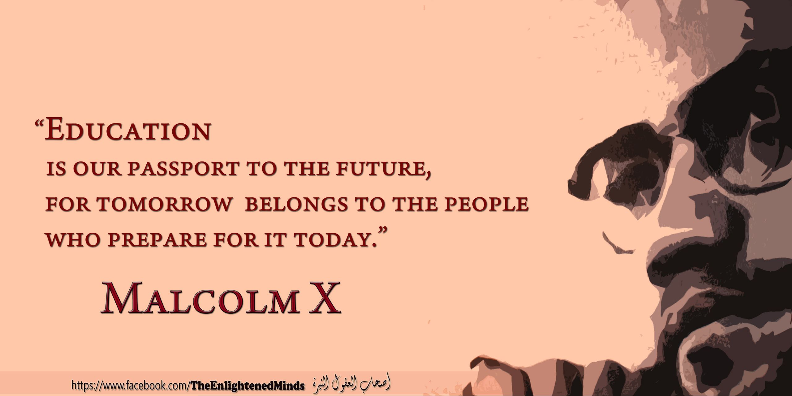 Malcolm X Quotes Education
 Inspirational Quote by Stefan Allen