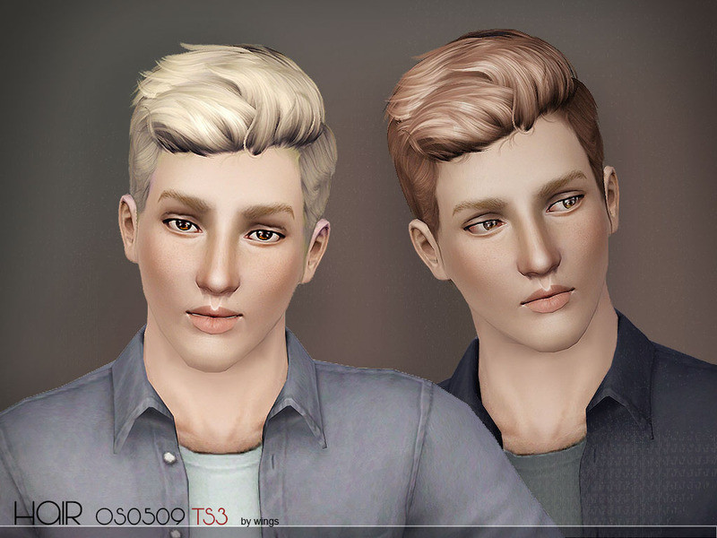 Male Hairstyles Sims 4
 wingssims WINGS OS0509 M
