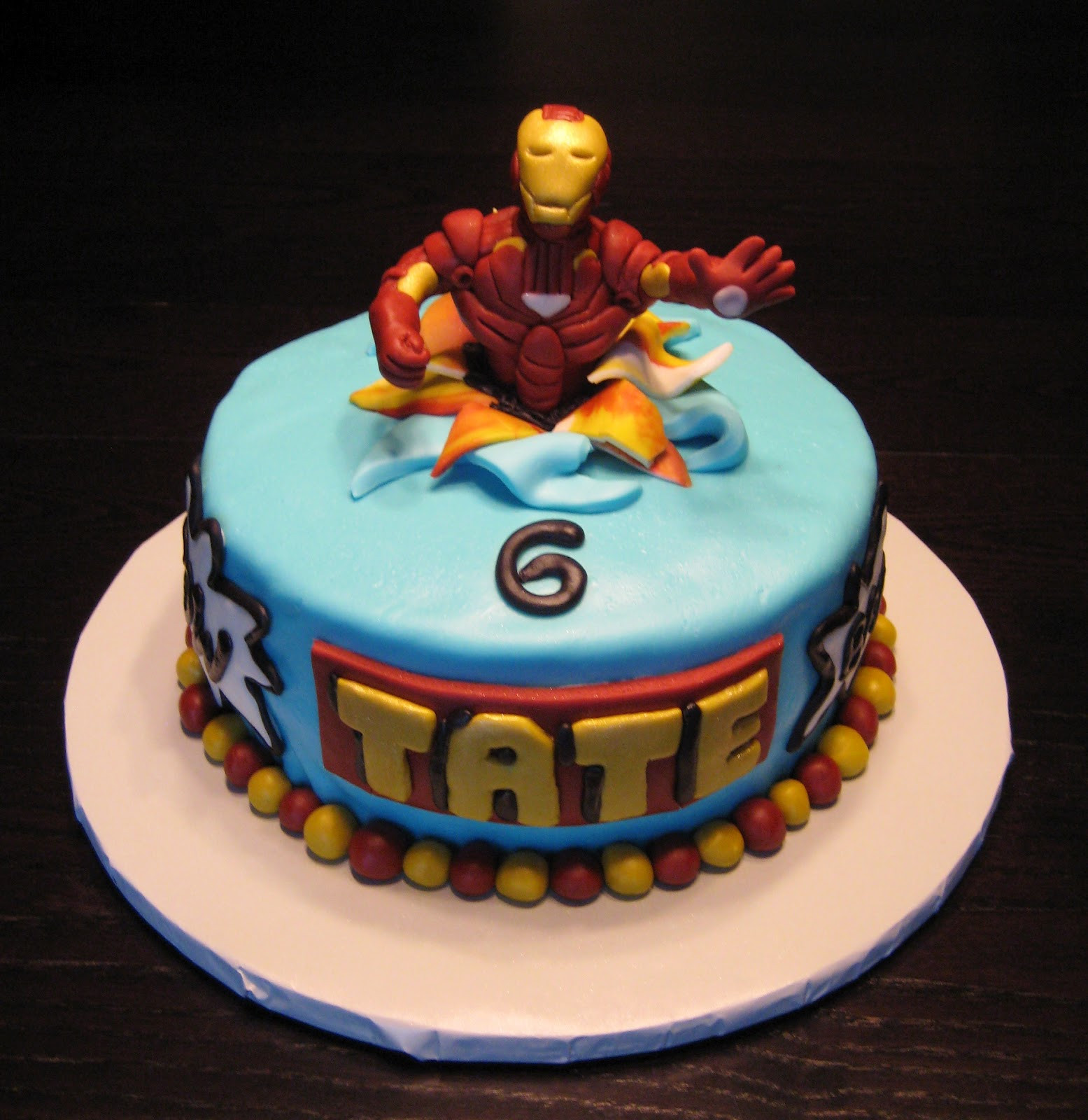 Man Birthday Cake
 Custom Cakes by Julie Iron Man Cake